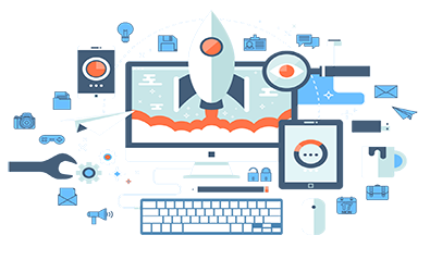 SEO and digital marketing services illustration